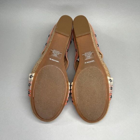 Lucky Brand Mykayla Sandals Women's Size 10 Wedge Platform Open Toe Heeled Shoes - Picture 9 of 12